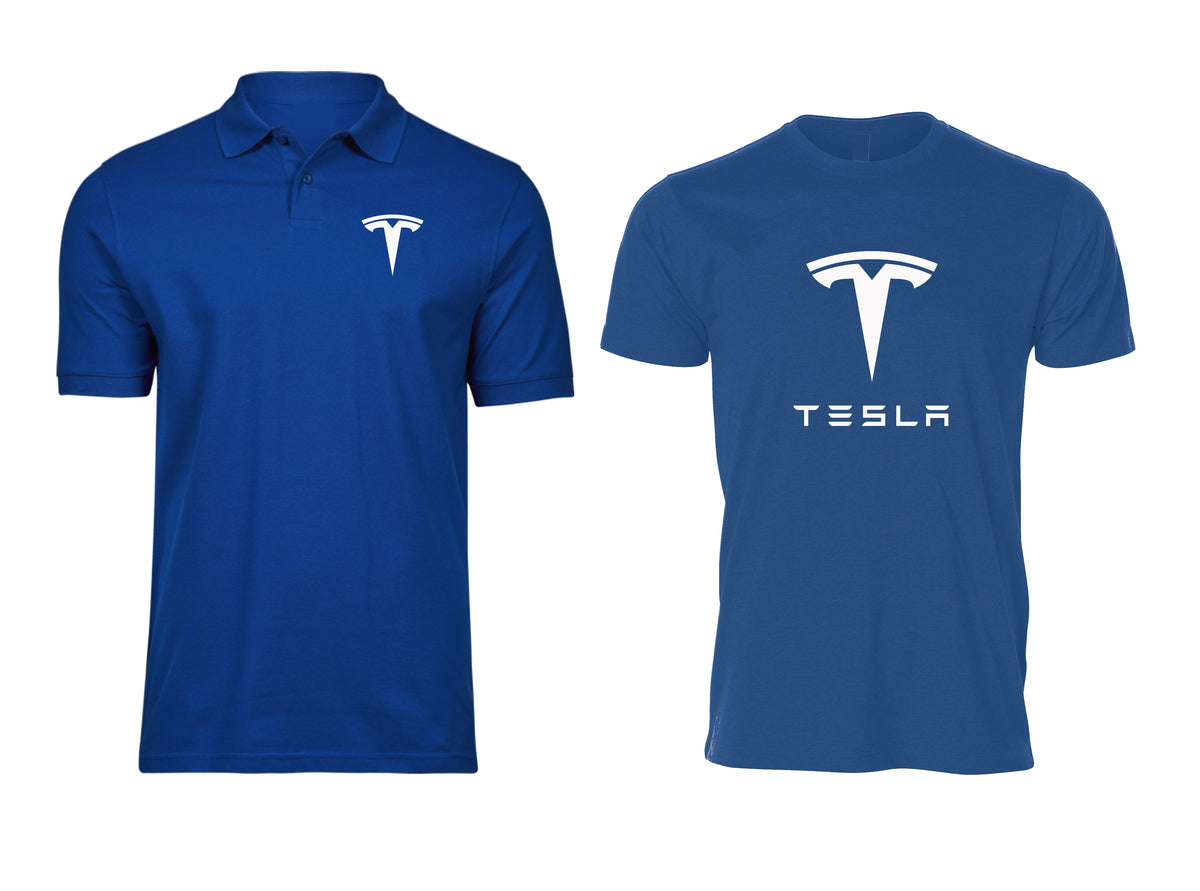 Tesla hotsell polo shirt