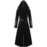 Men's Handmade Scorpion Coat Long Coat Black Gothic Steampunk Hooded Trench Coat