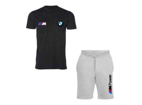 BMW Contrast T-Shirt and Shorts Set