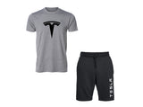 Tesla Contrast T-Shirt and Shorts Set